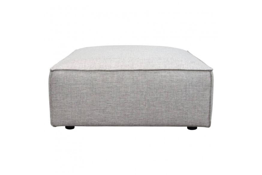 Vice Square Ottoman in Barley Fabric image