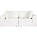 Muse 2PC Modular Sofa in Mist White Performance Fabric image