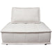 Platform Square Modular Lounger in Light Sand Fabric w/ Bolstered, Non-Skid Backrest image