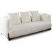 Link Sofa in Elite Ivory Fabric w/ Wood Leg image