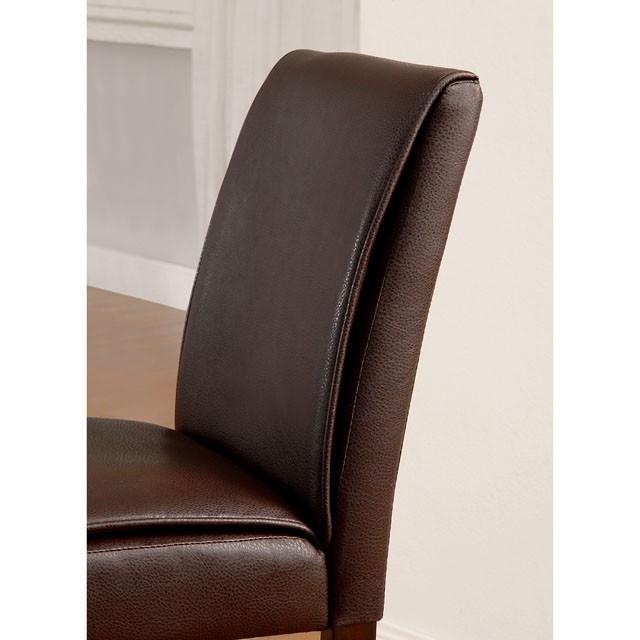 GLADSTONE I Dark Walnut Side Chair (2/CTN)