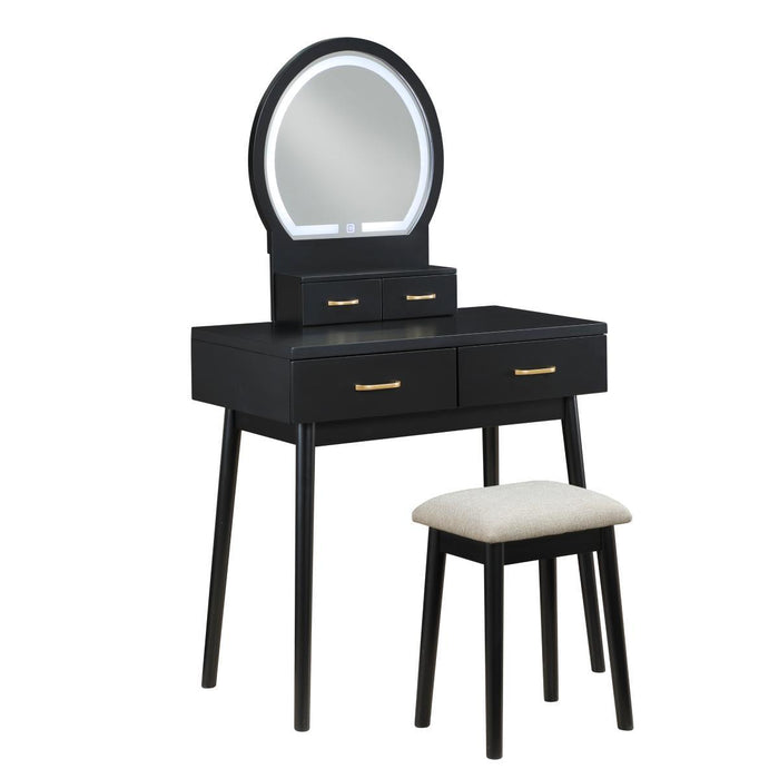 Camilla Vanity Dresser with Mirror and Stool image