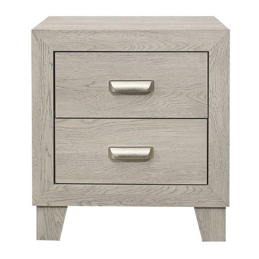 Homelegance Furniture Quinby 2 Drawer Nightstand in Light Brown 1525-4 image