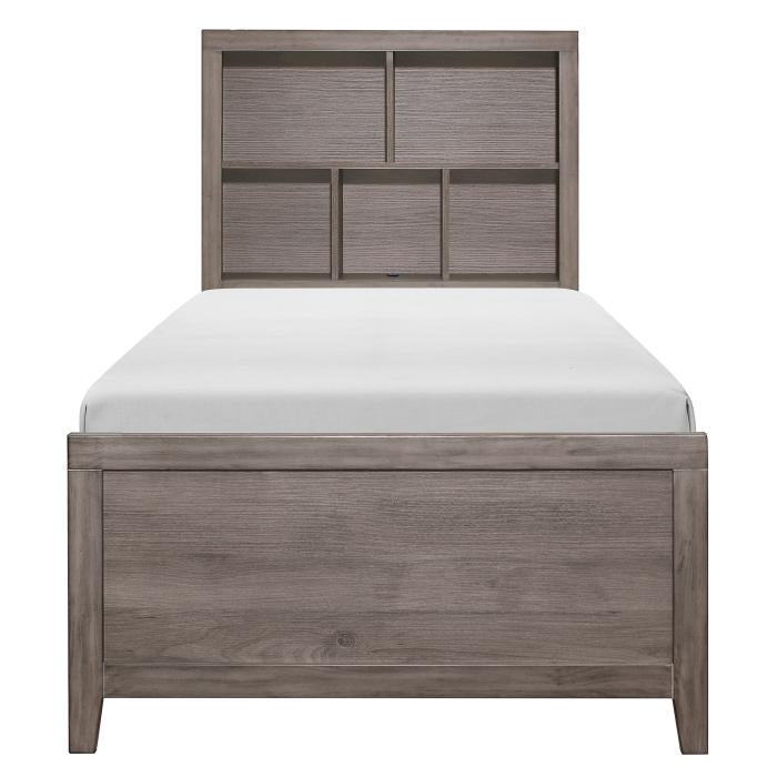 Woodrow 3pc Set Twin Wall Bed (TB+2PNS)