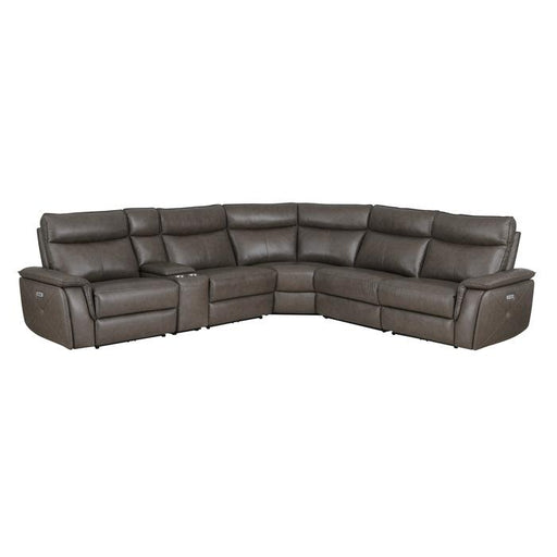 8259RFDB*6SCPWH - (6)6-Piece Modular Power Reclining Sectional with Power Headrests image