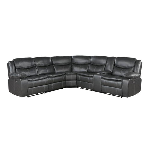 8528DG*SCPW - (3)3-Piece Power Reclining Sectional with Right Console image