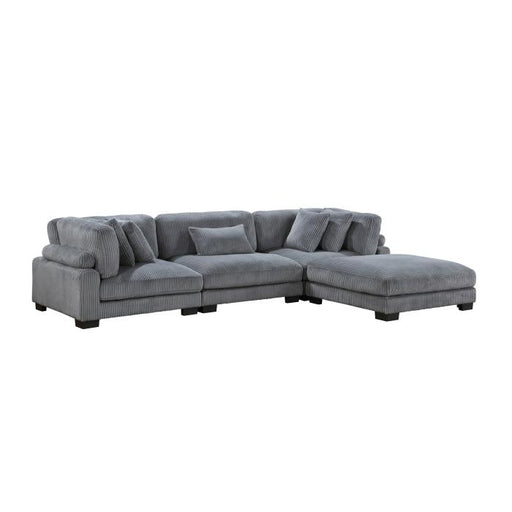 8555GY*4OT - (4)4-Piece Modular Sectional with Ottoman image