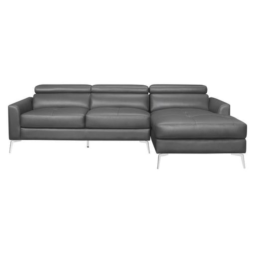 9408DGY*SC - (2)2-Piece Sectional with Right Chaise image