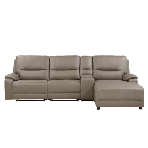 9429TP*4RCLRPWH - (4)4-Piece Modular Power Reclining Sectional with Power Headrest and Right Chaise image