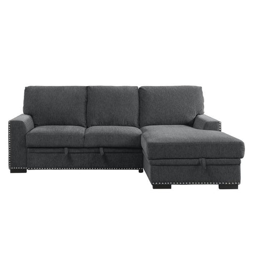 9468CC*2RC2L - (2)2-Piece Sectional with Pull-out Bed and Right Chaise with Hidden Storage image