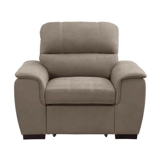 9858TP-1 - Chair with Pull-out Ottoman image