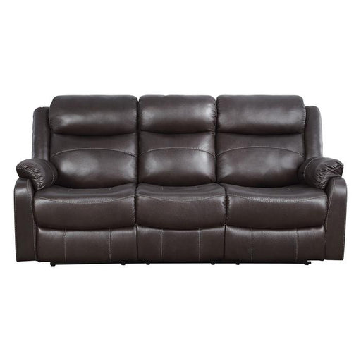 9990DB-3 - Double Lay Flat Reclining Sofa with Center Drop-Down Cup Holders image