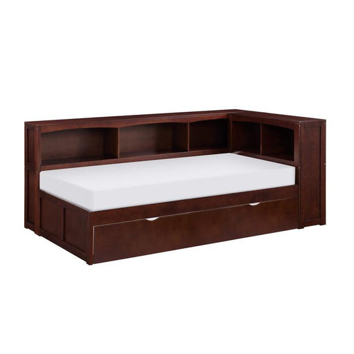 B2013BCDC-1BCR* - (4) Twin Bookcase Corner Bed with Twin Trundle image