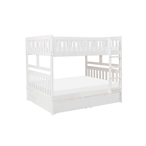 B2053FFW-1*T - (4) Full/Full Bunk Bed with Storage Boxes image