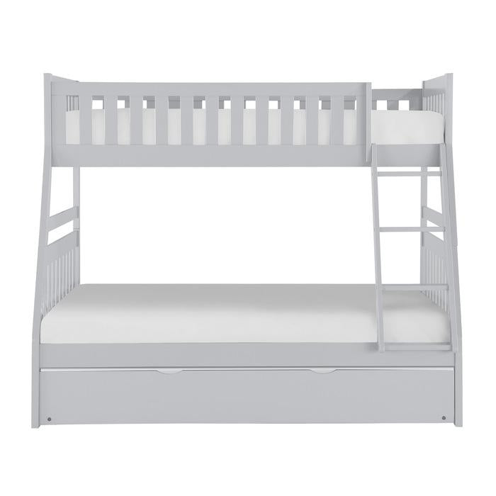 B2063TF-1R - (4) Twin/Full Bunk Bed with Twin Trundle image