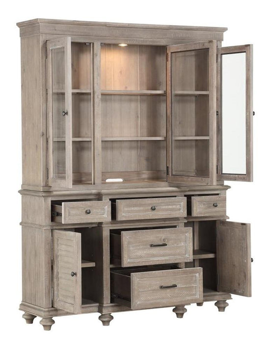 Cardano Buffet & Hutch in Light Brown 1689BR-50