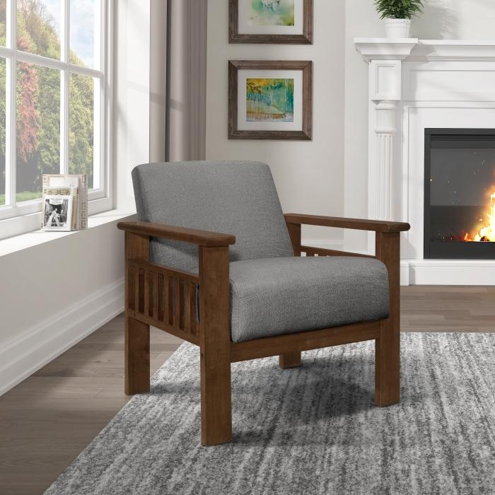 Helena Accent Chair with Storage Arms