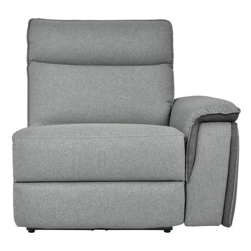 Maroni Power RSF Reclining Chair with Power Headrest and USB Port in Dark Gray/Light Gray 8259-RRPWH image