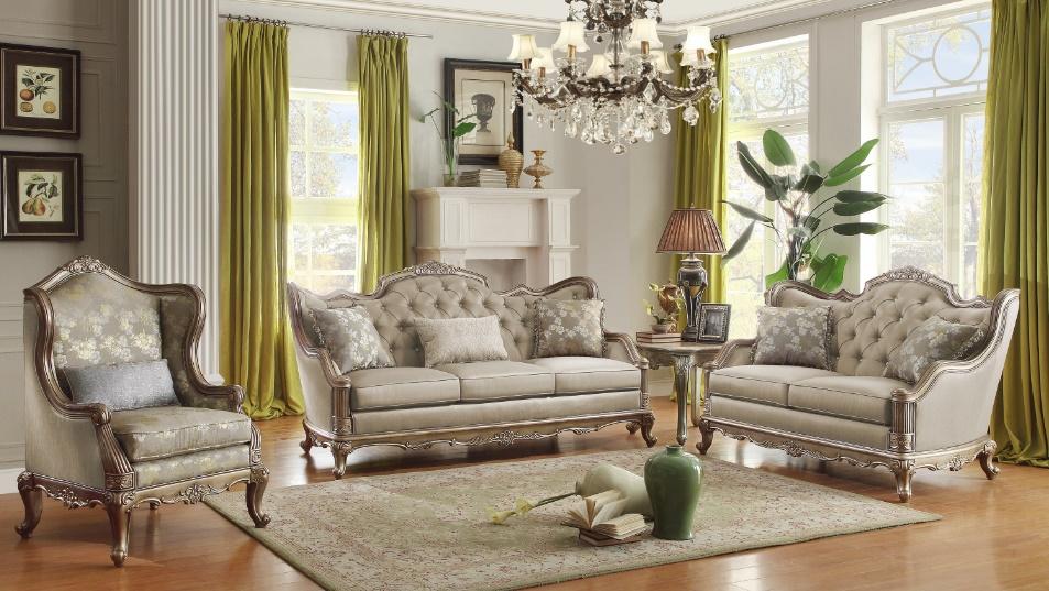 Florentina Loveseat in Taupe 8412-2