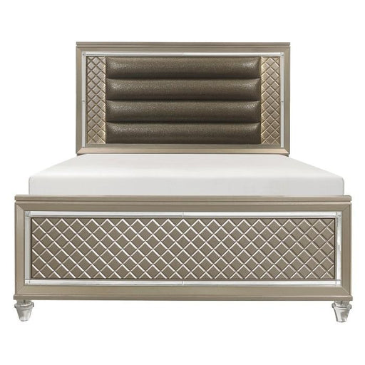 Youth Loudon Full Platform Bed in Champagne Metallic B1515F-1 image