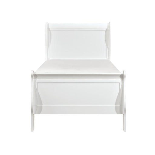 Mayville Twin Sleigh Bed in White 2147TW-1 image