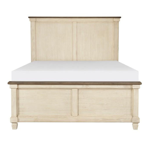 Weaver Queen Panel Bed in Antique White 1626-1 image