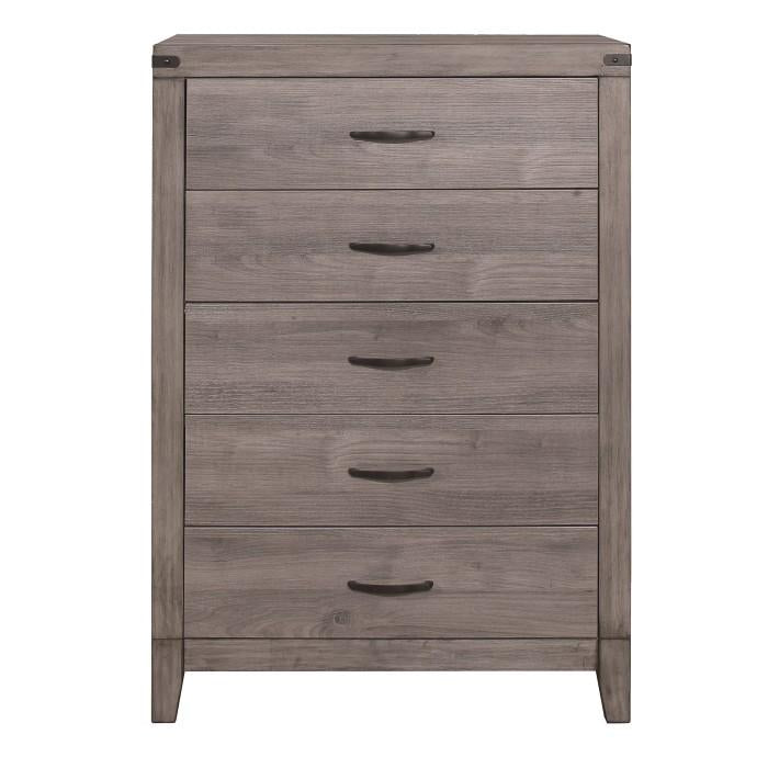 Woodrow 5 Drawer Chest in Gray 2042-9