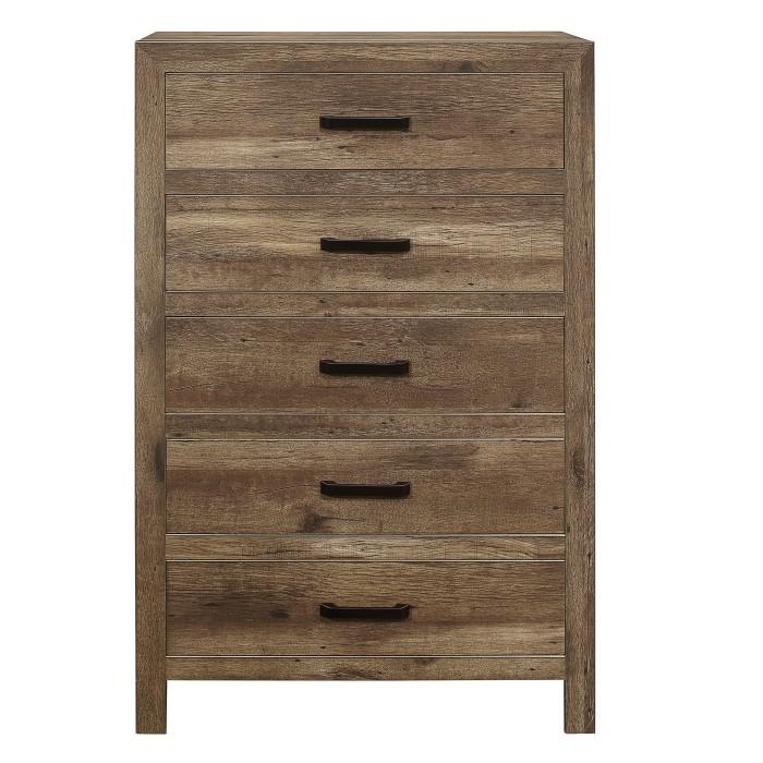 Mandan 5 Drawer Chest in Weathered Pine 1910-9