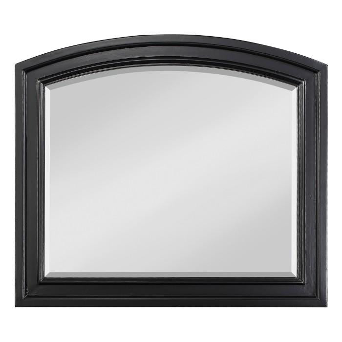 Laurelin Mirror in Black 1714BK-6