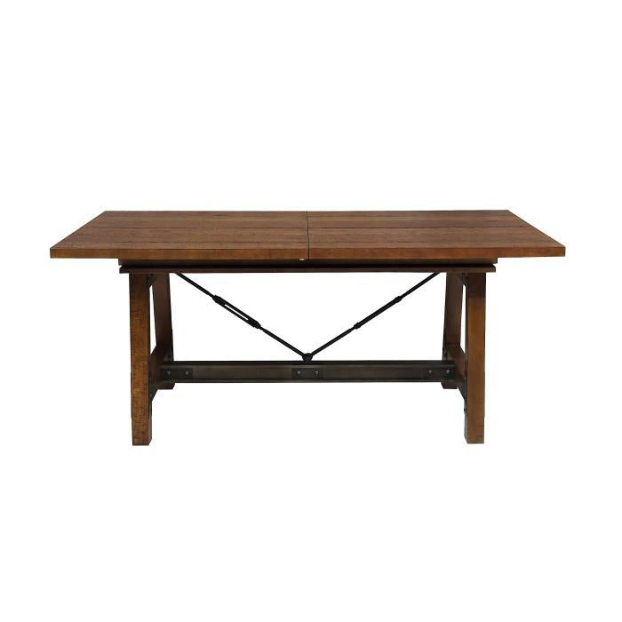 Holverson Dining Table in Rustic Brown 1715-94