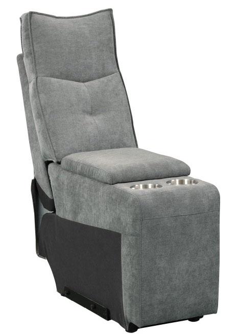 Tesoro Power Double Reclining Loveseat in Dark Gray 9509DG-2CNPWH