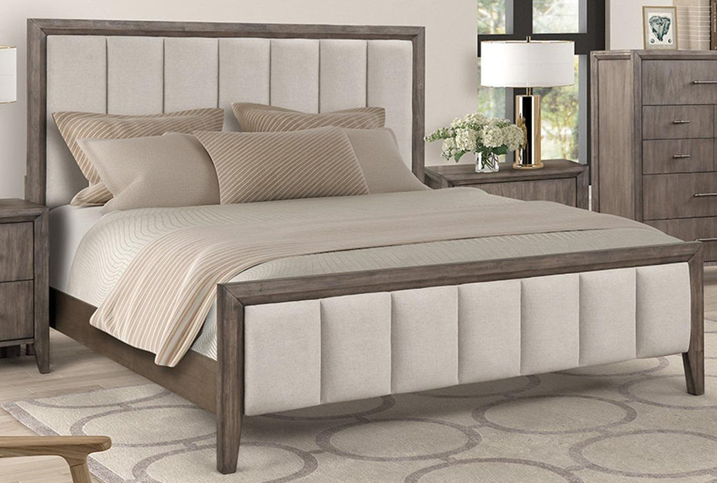 Legends Furniture Avana Queen Upholstered Bed in Smoky Greige image