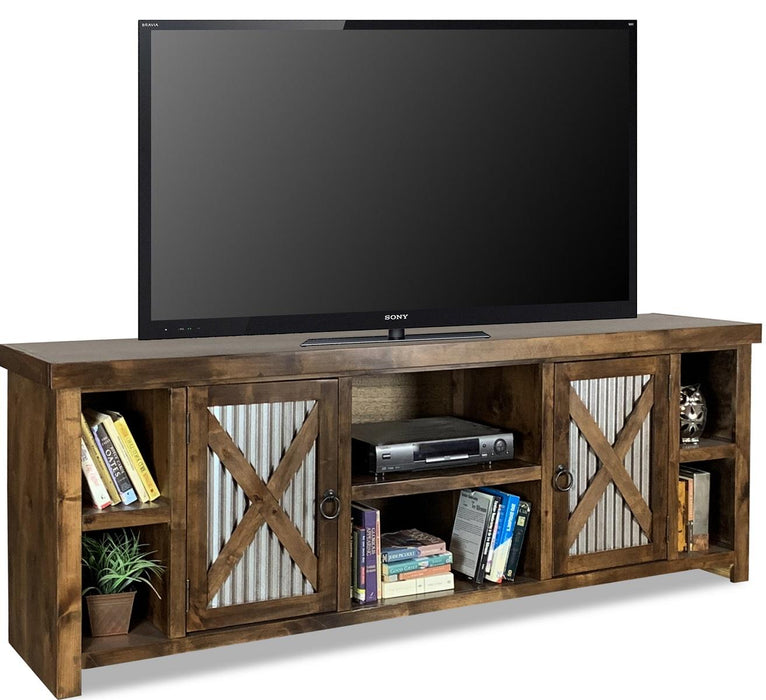 Legends Furniture Jackson Hole 85" TV Console in Aged Whisky