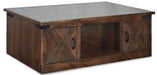 Legends Furniture Farmhouse Coffee Table in Aged Whiskey image
