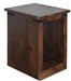 Legends Furniture Farmhouse Chairside Table Table in Aged Whiskey image