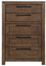 Legends Furniture Arcadia 5 Drawer Chest in Modern Rustic image