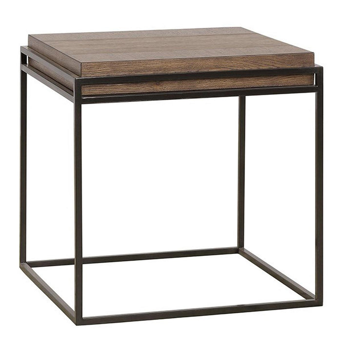 Legends Furniture Arcadia End Table in Modern Rustic