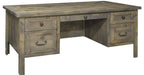 Legends Furniture Joshua Creek Executive Desk in Barnwood image