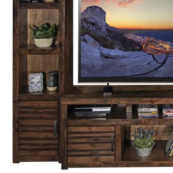 Legends Furniture Sausalito Entertainment Wall in Whiskey