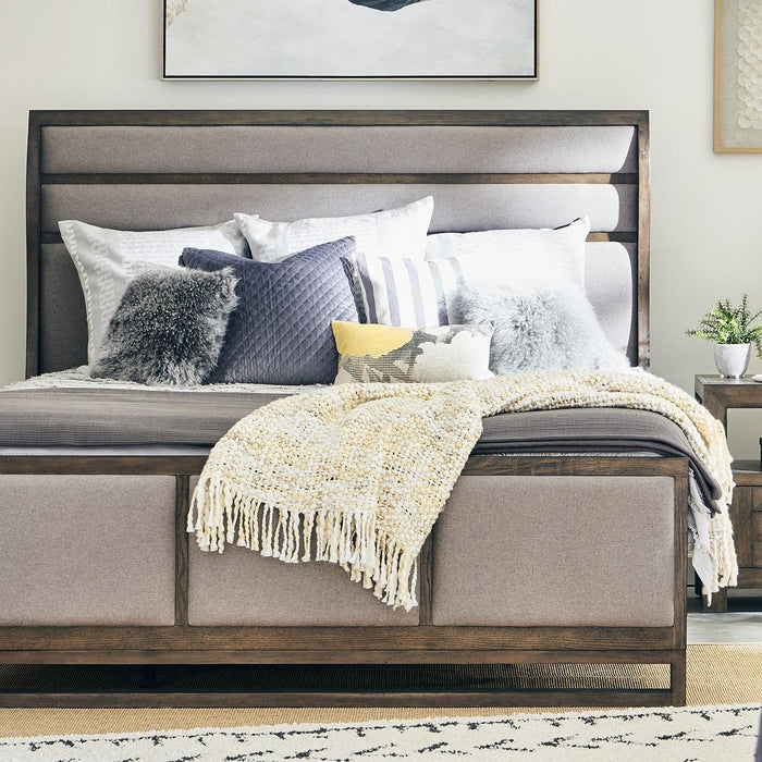 Legends Furniture Arcadia Queen Sleigh Bed in Modern Rustic