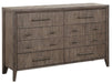 Legends Furniture Avana 12 Drawer Dresser in Smoky Greige image