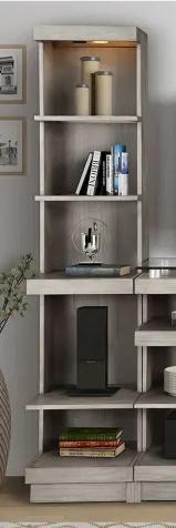Legends Furniture Celino Curio 2pcs Pier Cabinets in Sandstone