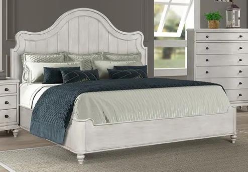 Legends Furniture Delilah Queen Platform Bed in White image