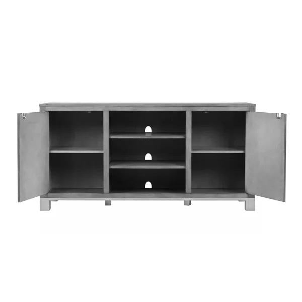 Legends Furniture Pacific Heights 60" Console in Icelandic Ash Grey