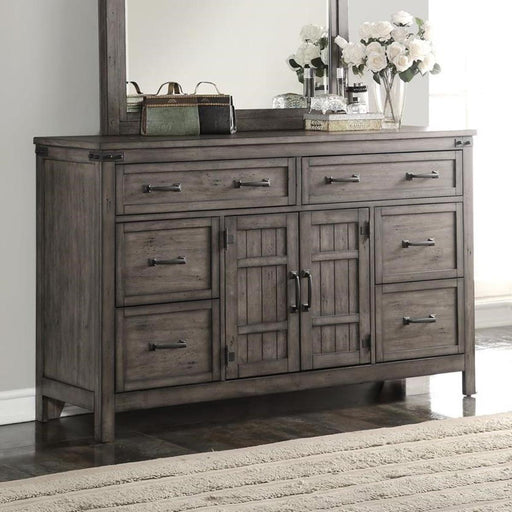 Legends Furniture Storehouse 6 Drawer Dresser in Smoked Grey image