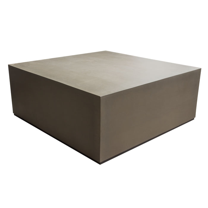 Montage Square Natural Cement Cocktail Table by Diamond Sofa