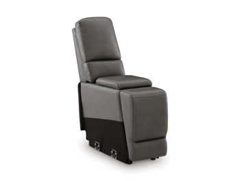 5Z - Pittson Power Reclining Sectional Loveseat with Console