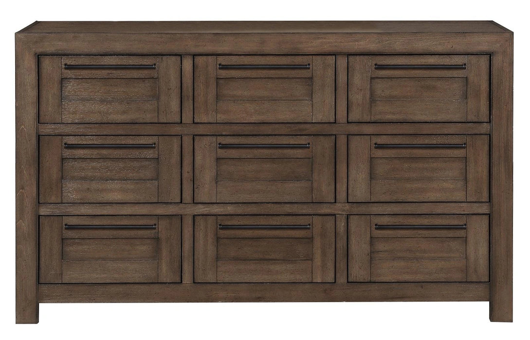 Legends Furniture Arcadia 9 Drawer Dresser in Modern Rustic