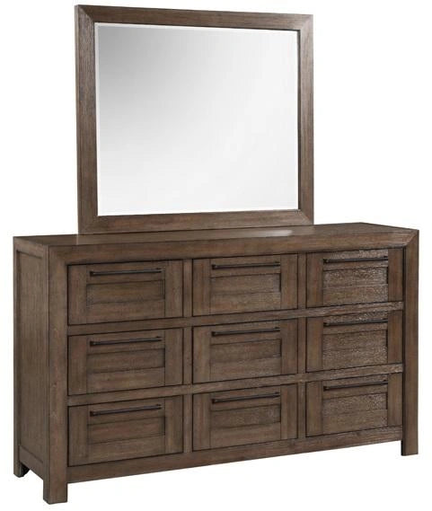 Legends Furniture Arcadia 9 Drawer Dresser in Modern Rustic
