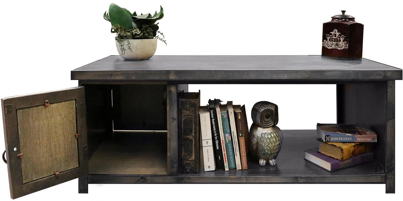 Legends Furniture Jackson Hole Coffee Table in Charcoal